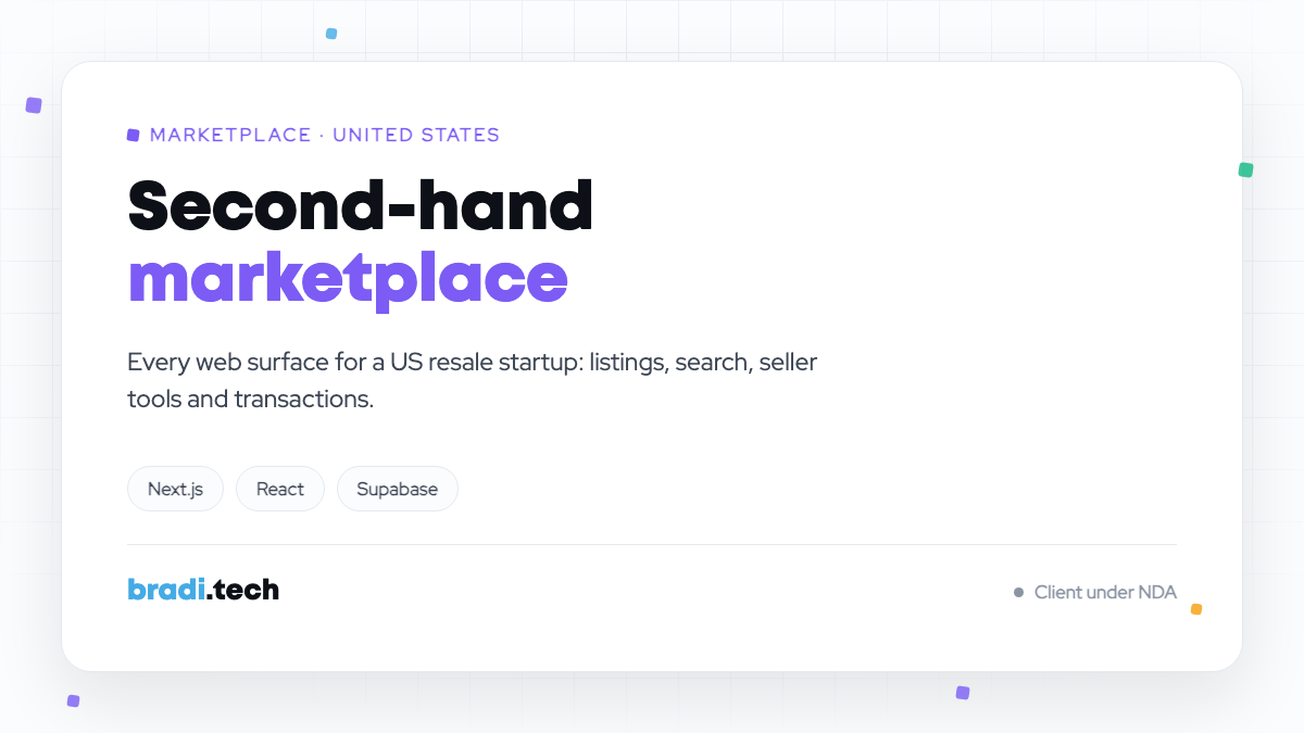 Second-hand Marketplace