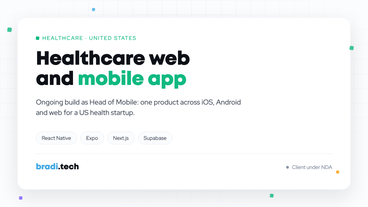 Healthcare Web & Mobile Platform